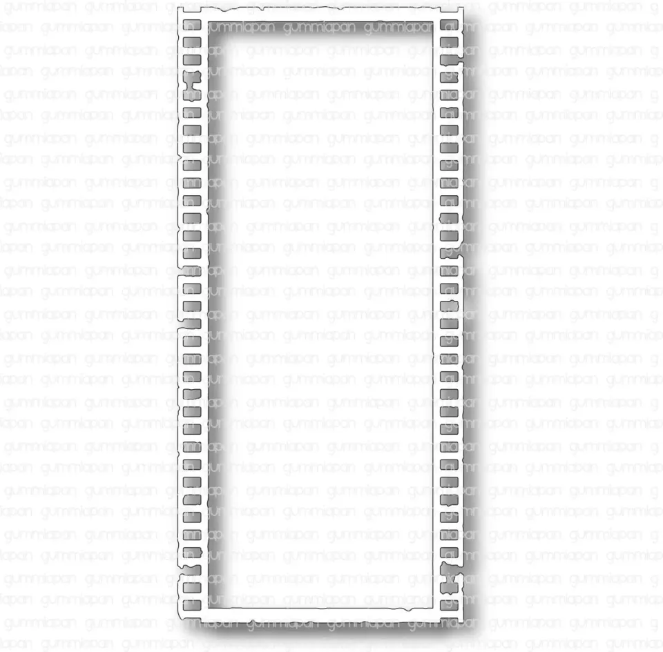 Gummiapan Slimline Filmremse dies til kort