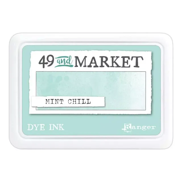 49 and Market Dye Ink stempelpute Mint Chill