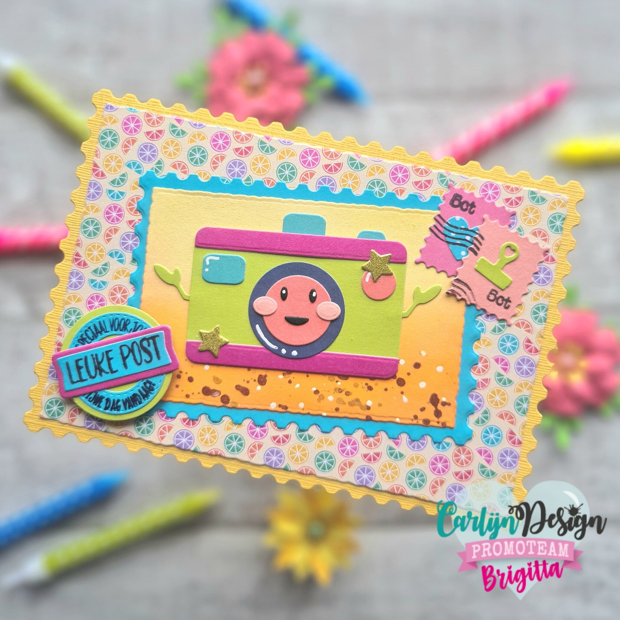 CarlijnDesign Vintage Friends CDSN-0257 dies retro