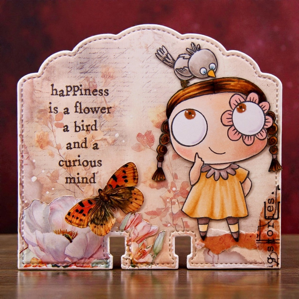 AALL & Create Peeling Tales designpapir 4-pakning