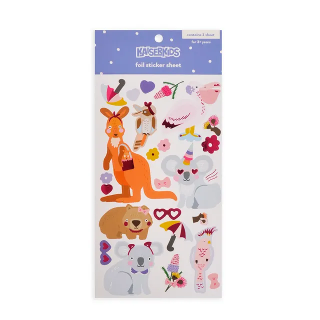 KaiserCraft Creative Club Kids klistremerke Aussie Fun