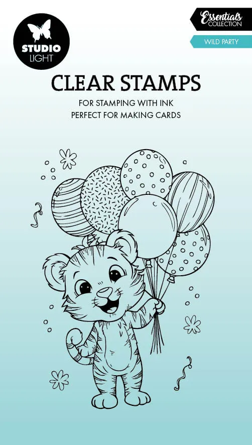 Studio Light Essentials Wild Party Tiger stempelsett tiger