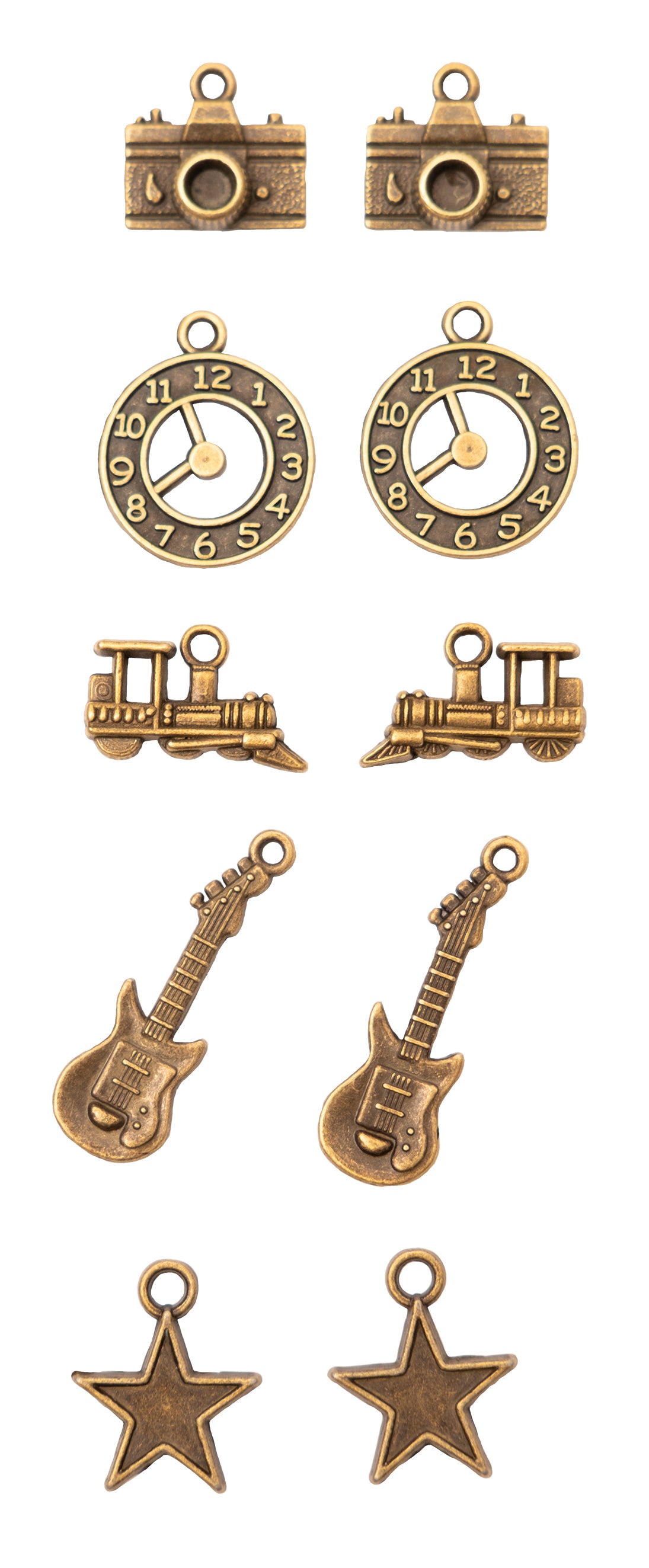 Studio Light Essentials metallcharms vintage 10 stk