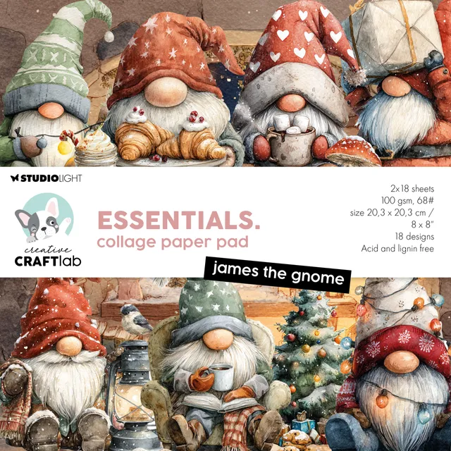 Studio Light Creative Craftlab James the gnome collageblokk
