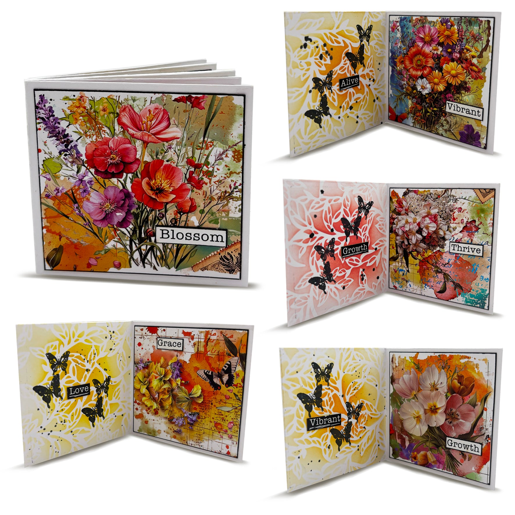 Aall and Create RO-22 Citrus Kissed Meadows rub-ons A5 sitrus