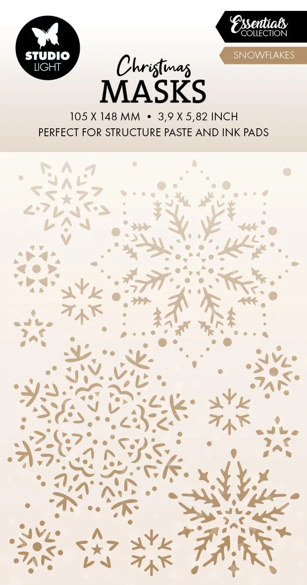 Studio Light Essentials sjablong Snow background