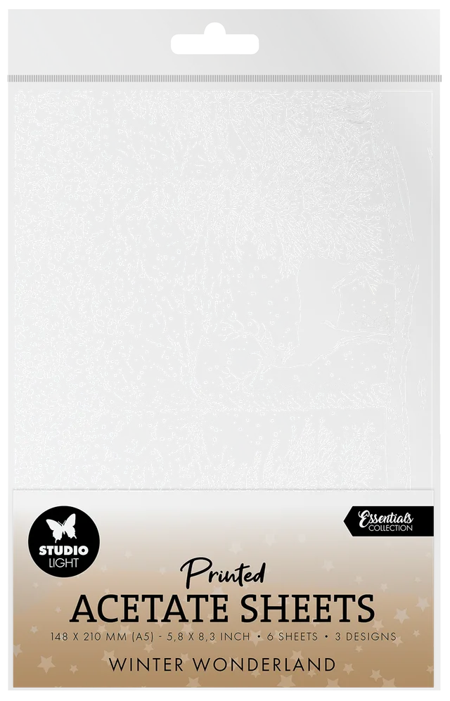 Studio Light Essentials acetatark Winter wonderland 6 ark