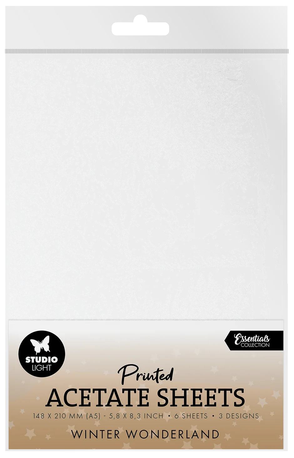 Studio Light Essentials acetatark Winter wonderland 6 ark