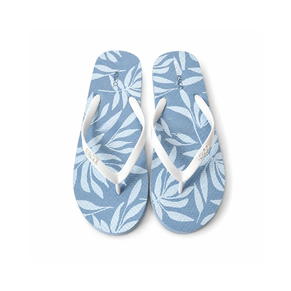 KaiserCraft Sunset Spritz Blue Fern flipflop