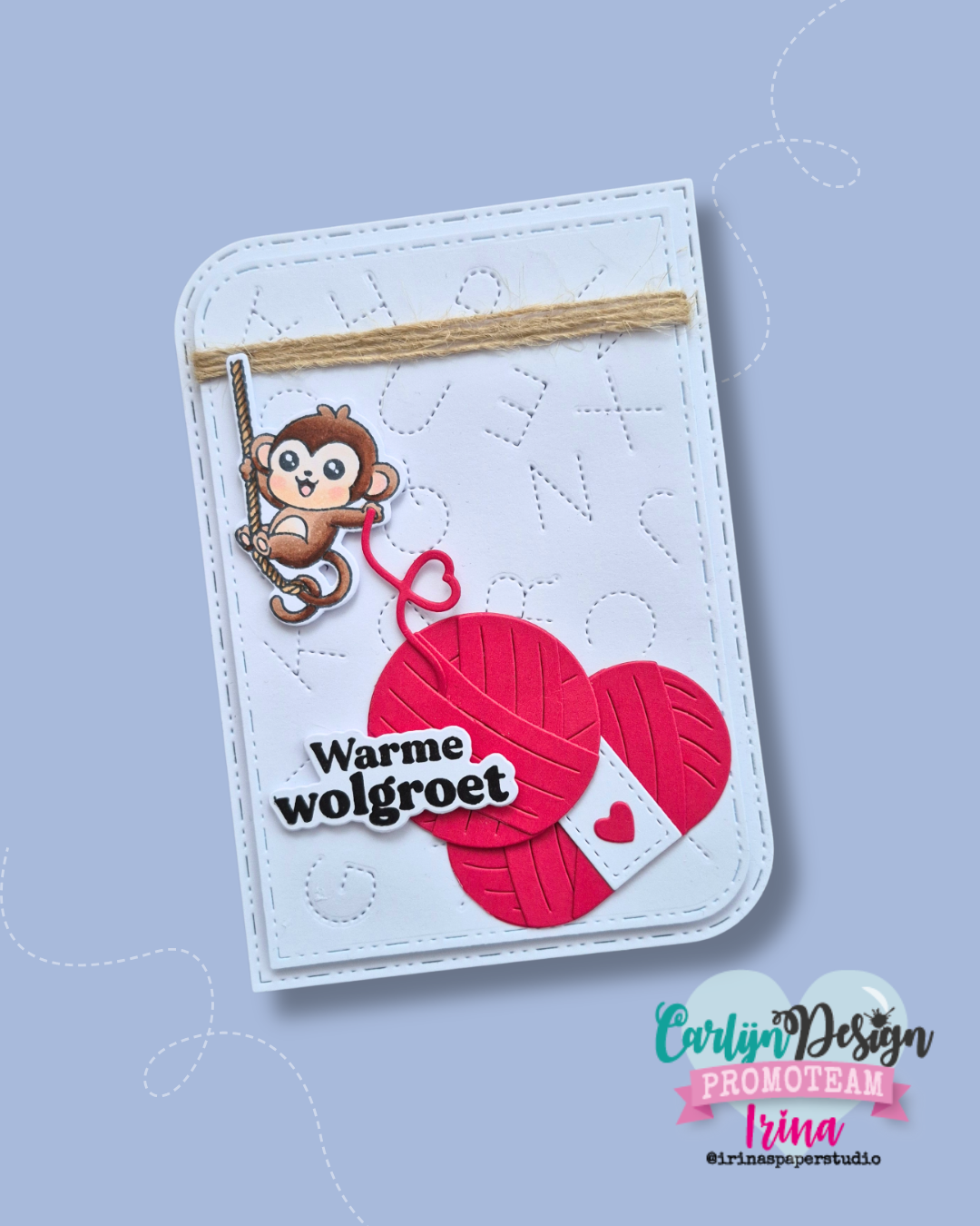 CarlijnDesign CDJD-0075 dies Stitched Alphabet preging