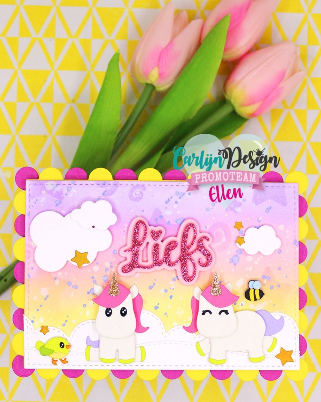 CarlijnDesign CDBS-0016 Liefs dies takk 4,5 cm