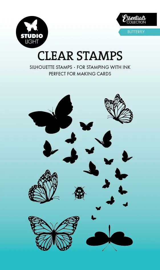 Studio Light Essentials Butterfly clear stamp sommerfugl hverdags