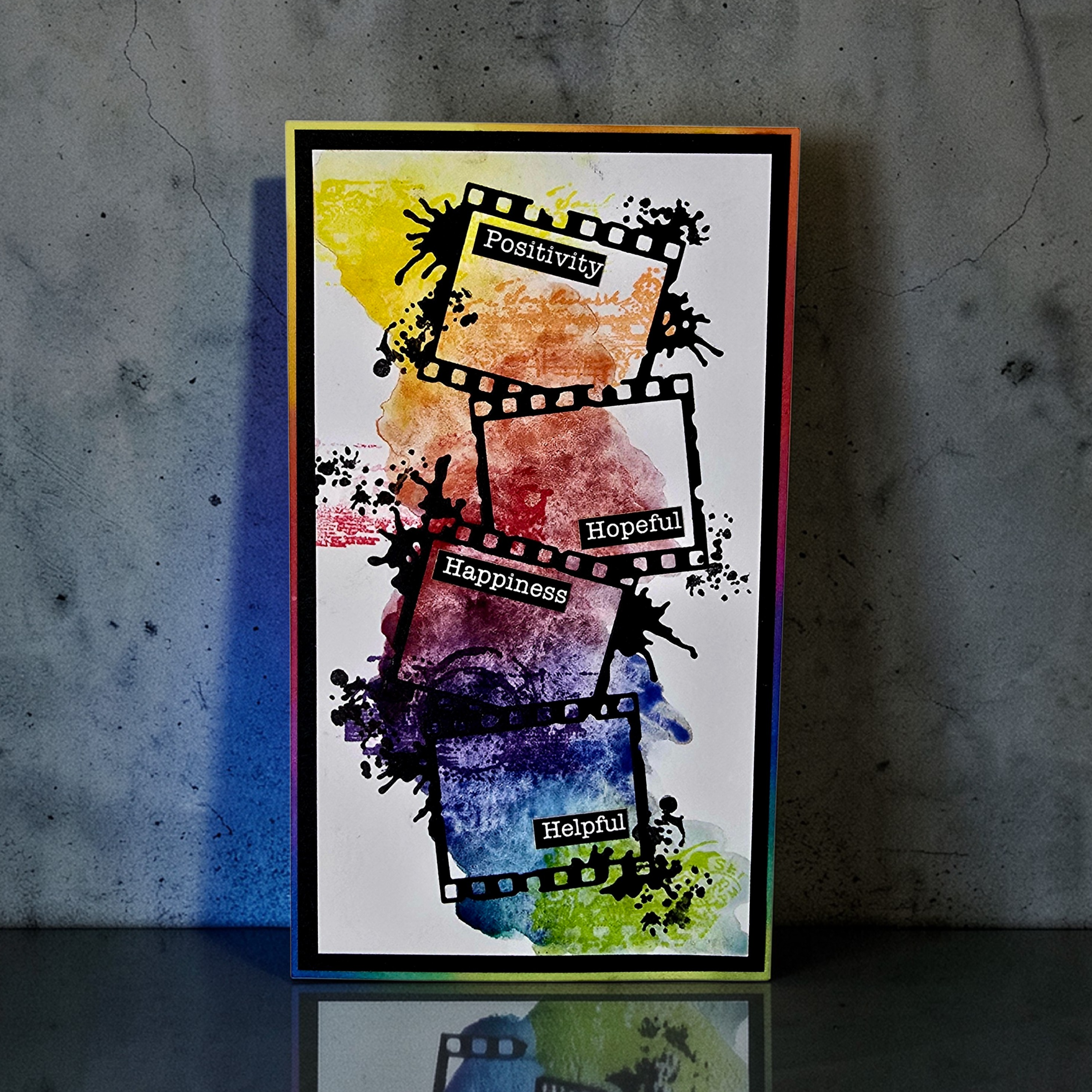 Aall and Create TP-1336 stempelsett A6 Torn Prints