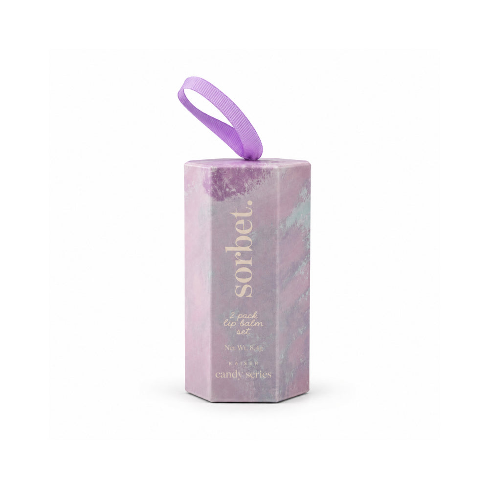KaiserCraft Candy Series Sorbet leppepomade 2-pakning drue bær