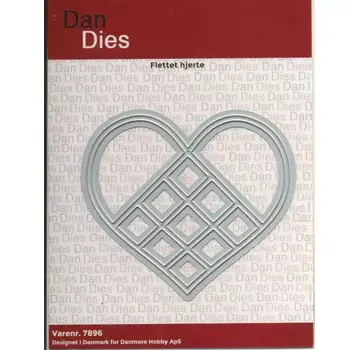 Korthobby Dan Dies Flettet Julehjerte dies
