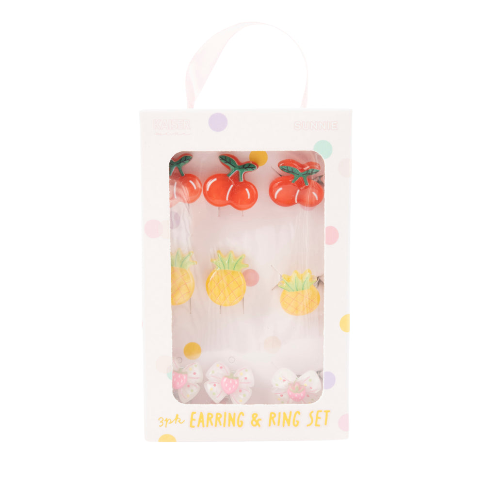 KaiserCraft Sunnie Fruity Fun smykkesett 3pk frukt