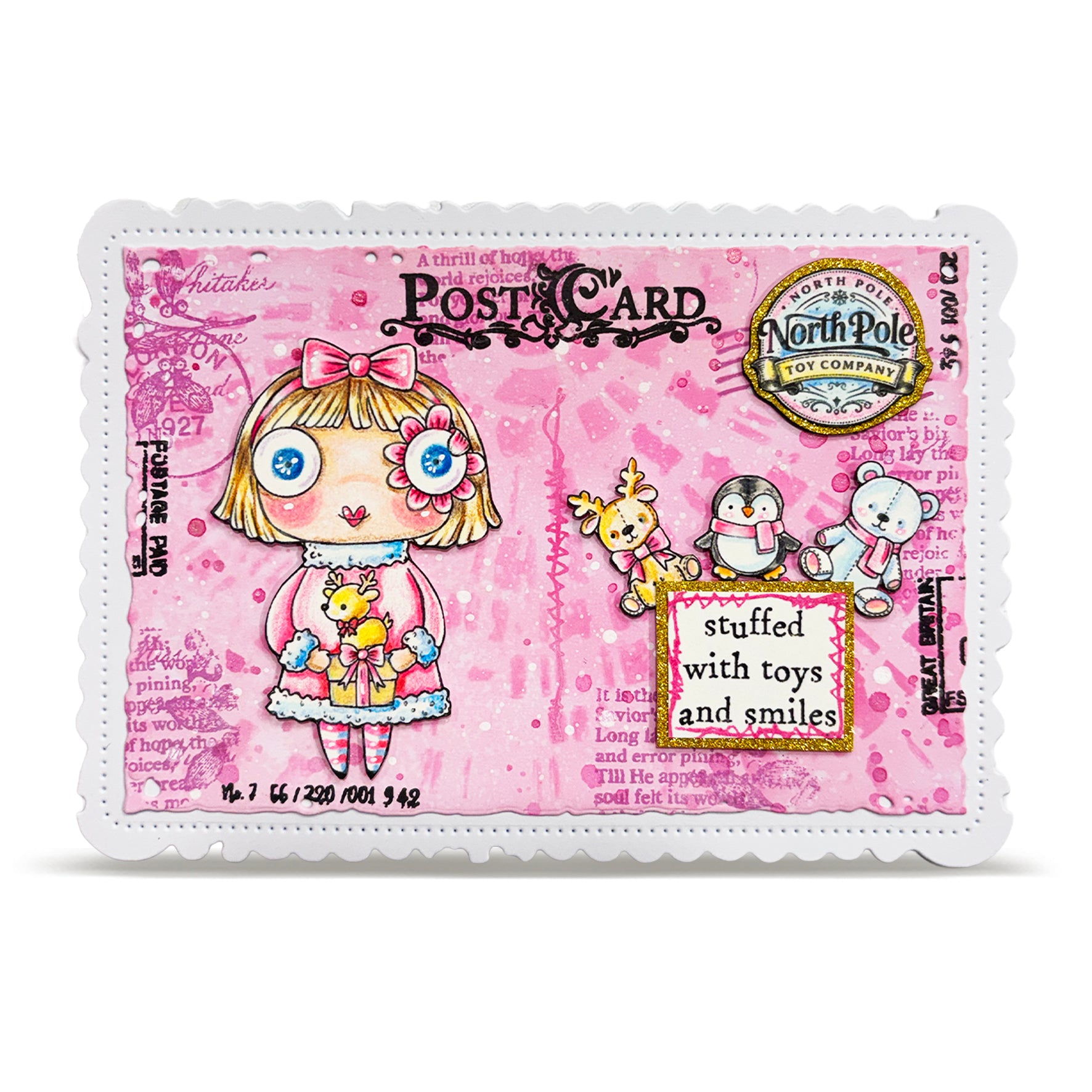 Aall and Create TP-1392 stempelsett A7 North Pole Toy Company