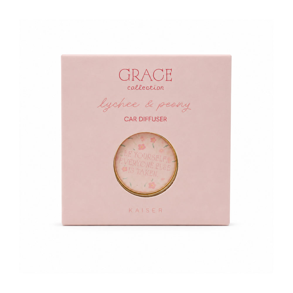 KaiserCraft Grace Collection Car Diffuser bilduft litchi og peon