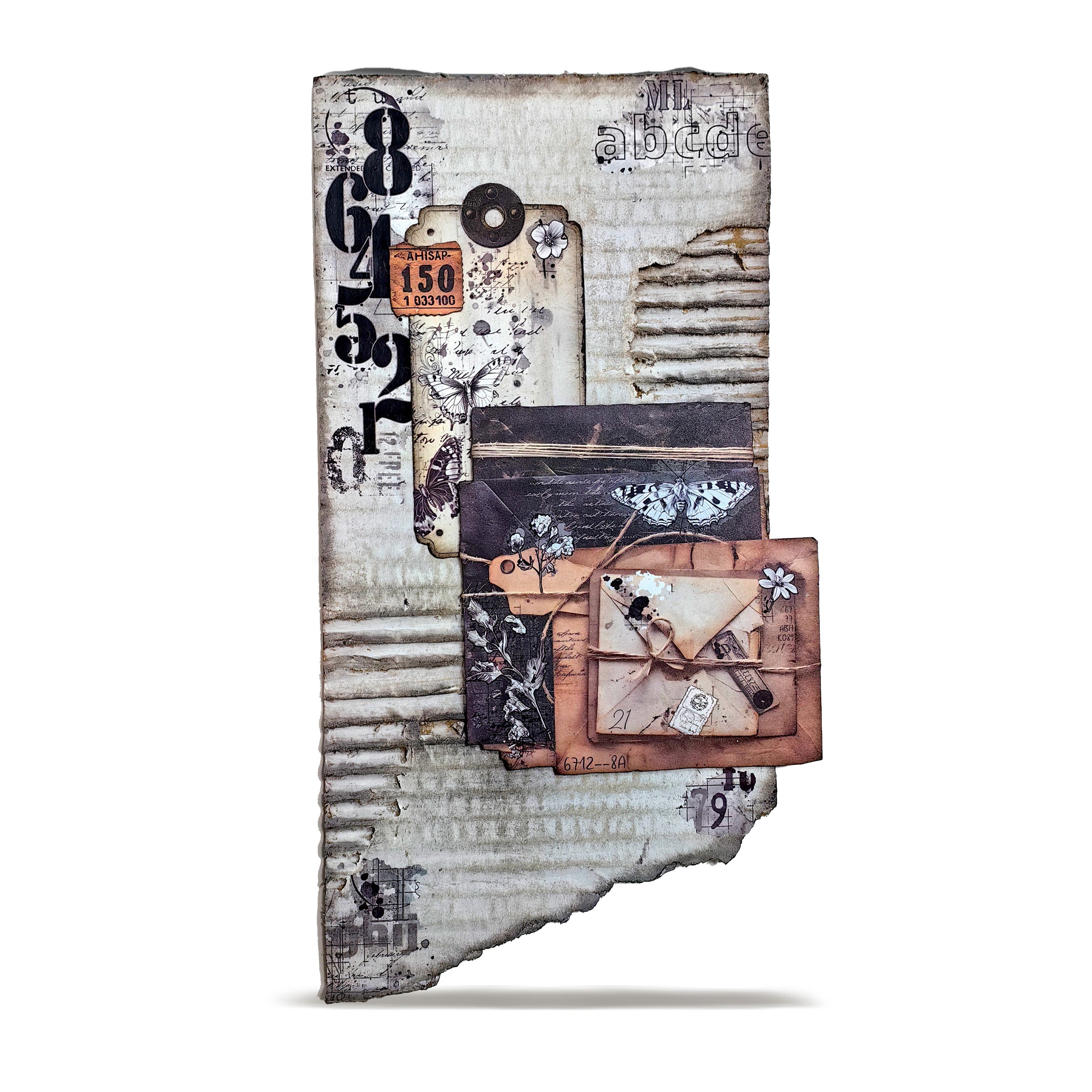AALL & Create RO-18 Lyrical Traces rub-ons 2xA5 til papir og glass
