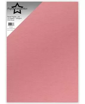 Paper Favourites Pearl Old Rose perlepapir