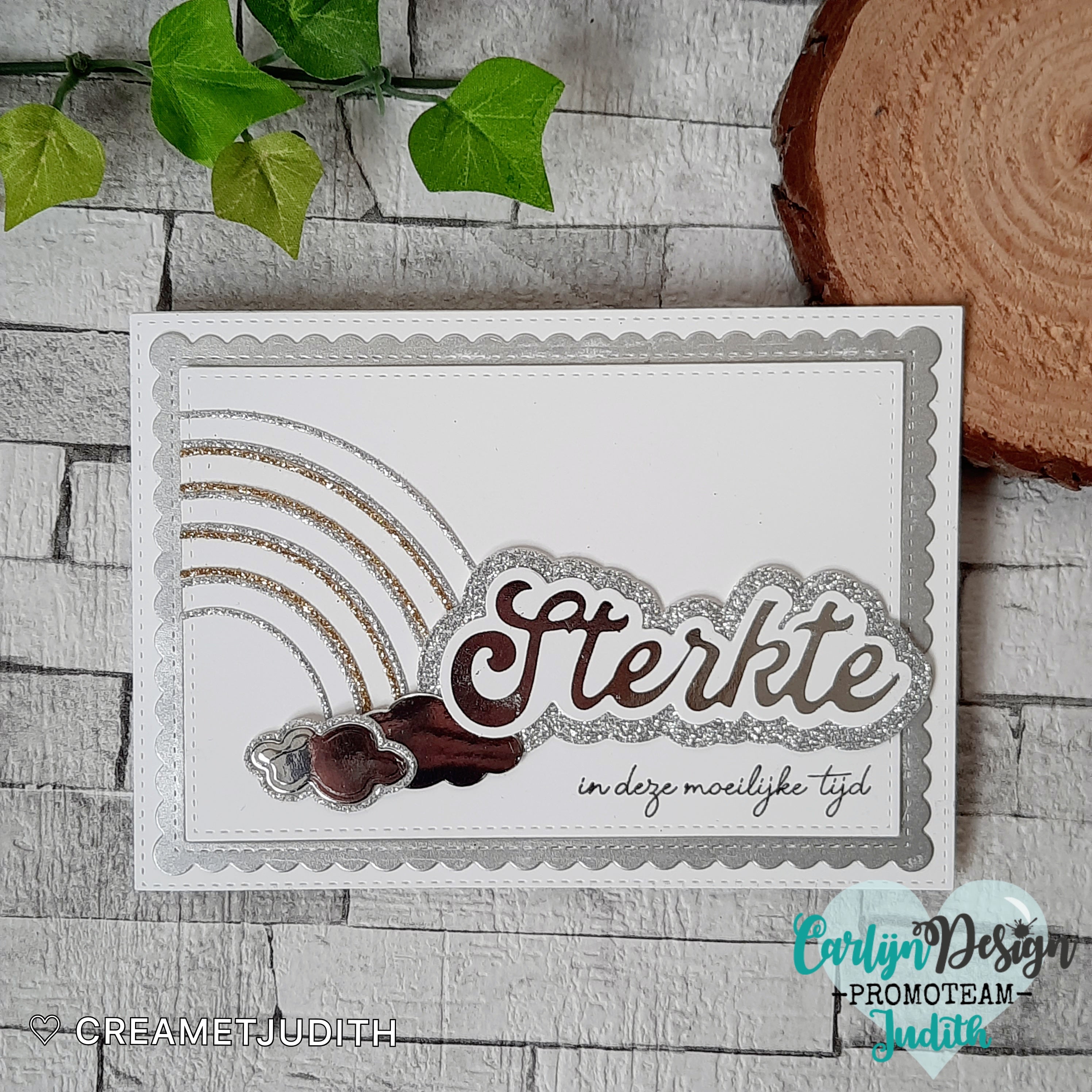 CarlijnDesign Grote Teksten 2 Sterkte CDHF-0010 hot foil-mal