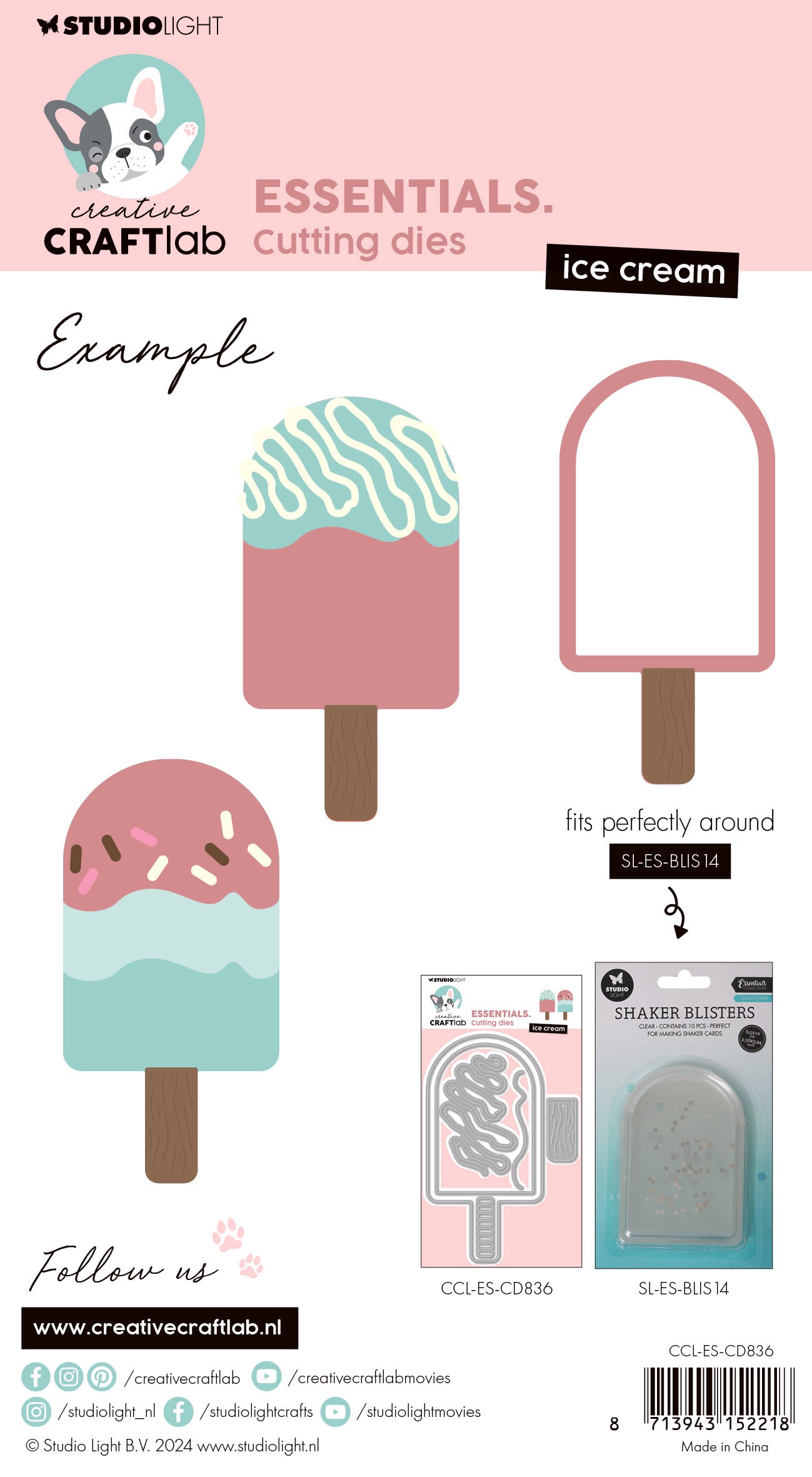 Studio Light Creative Craftlab Icecream dies metall