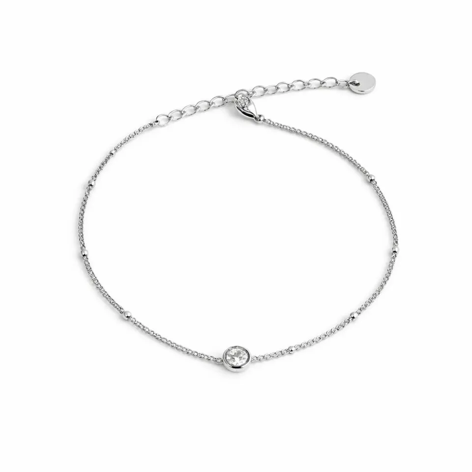 K&Co Belle armbånd sølv stål med zirkonia