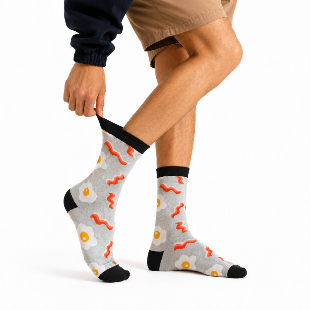 KaiserCraft Novelty Bacon sokker 1 par bomull