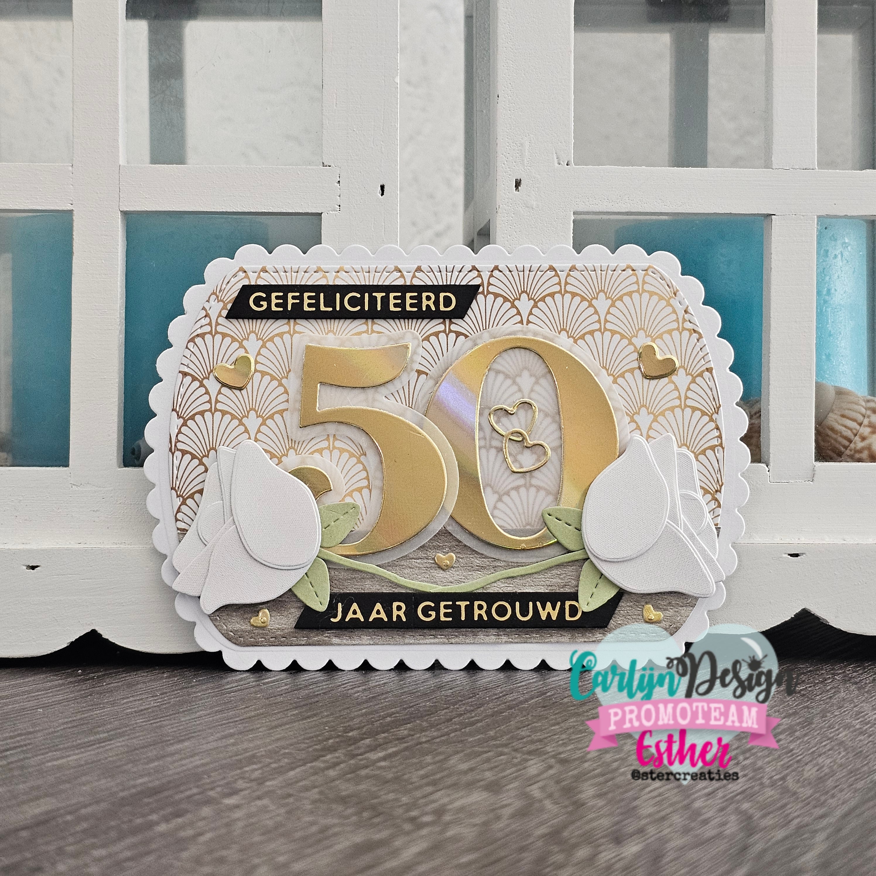 CarlijnDesign Onderteksten Huwelijk CDHF-0071 hotfoilplate