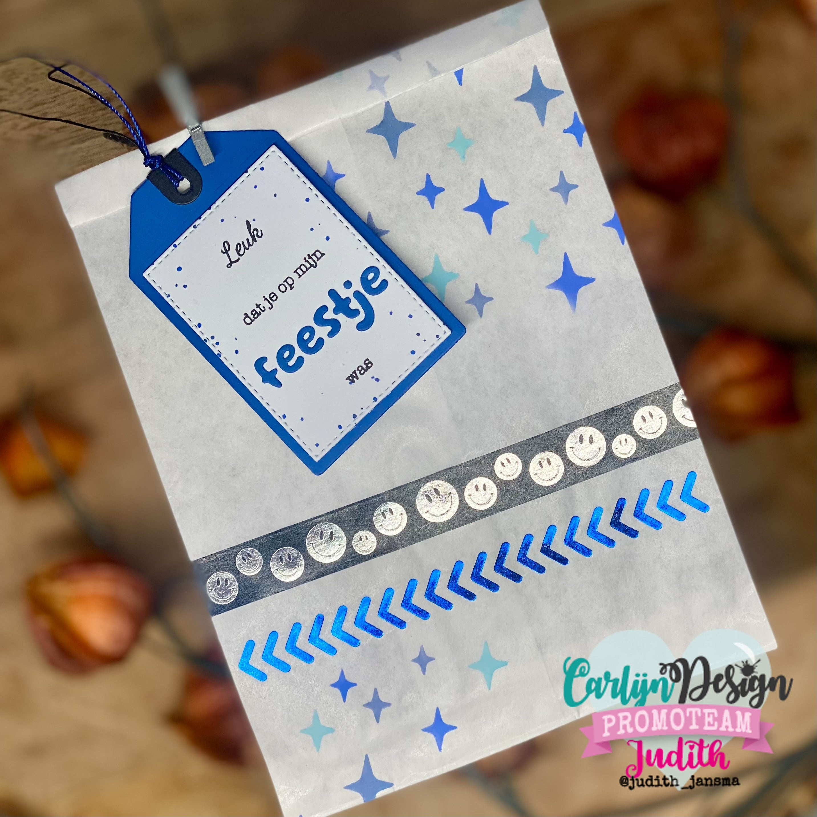 CarlijnDesign CDHF-0067 hot foil-plate bokmerke washi