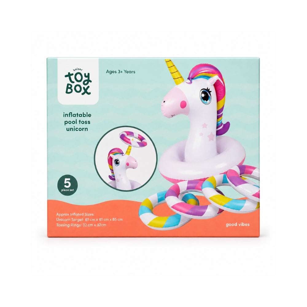 Good Vibes Unicorn bassengleke kastering 5 deler