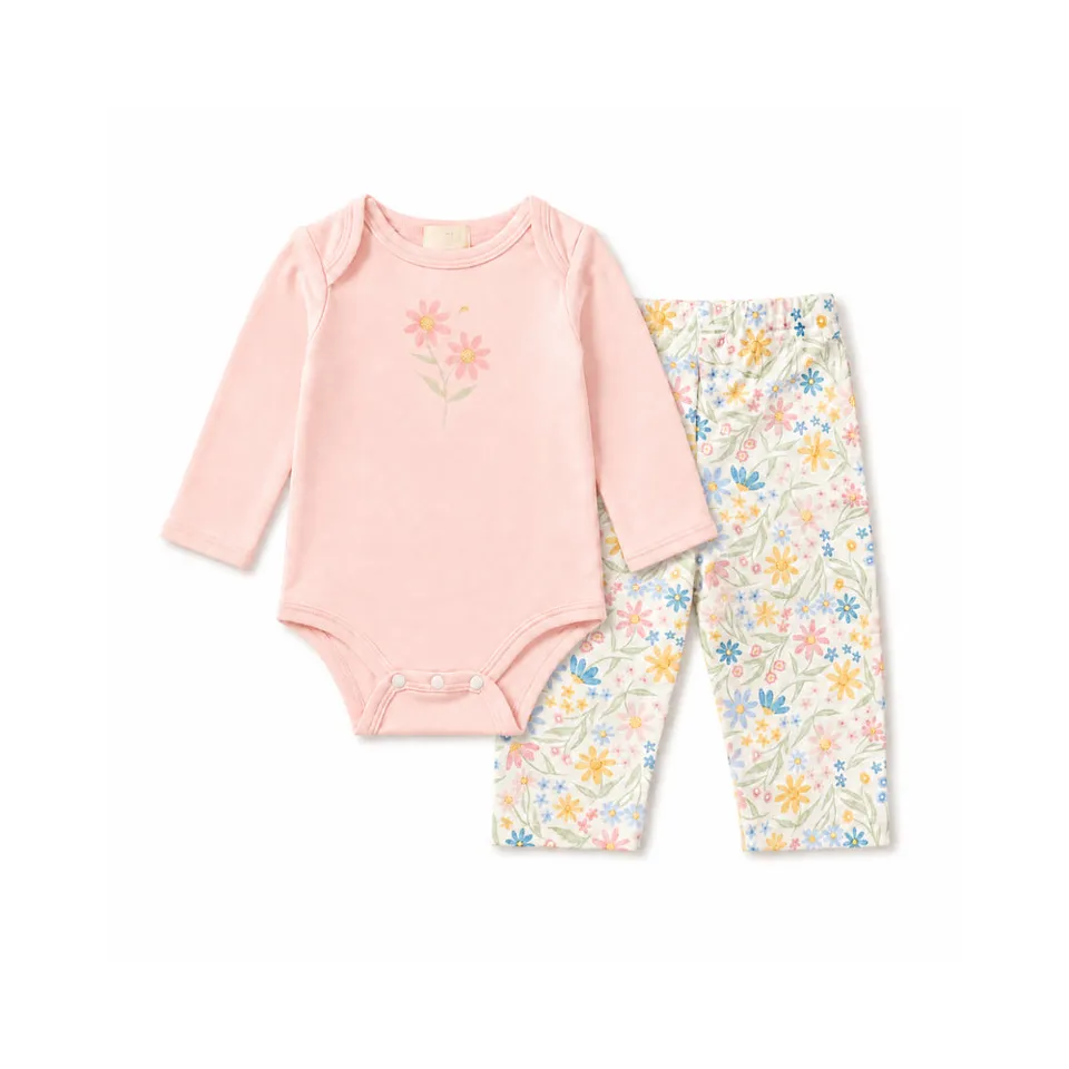 KaiserCraft Story Time Blossoms babysett body + leggings