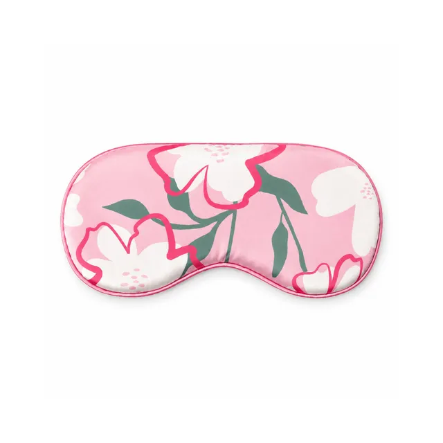 K&Co Sunset Spritz sovemaske sateng Pink Flower onesize