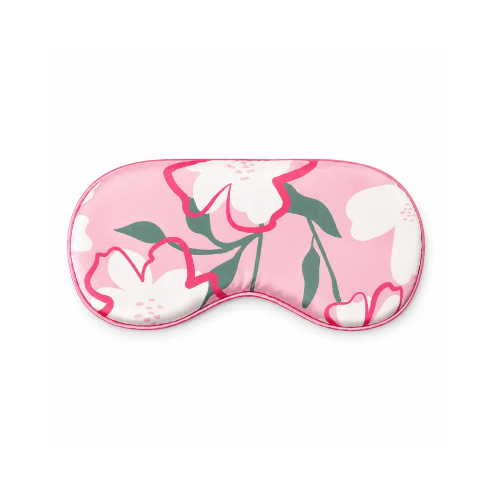 K&Co Sunset Spritz sovemaske sateng Pink Flower onesize