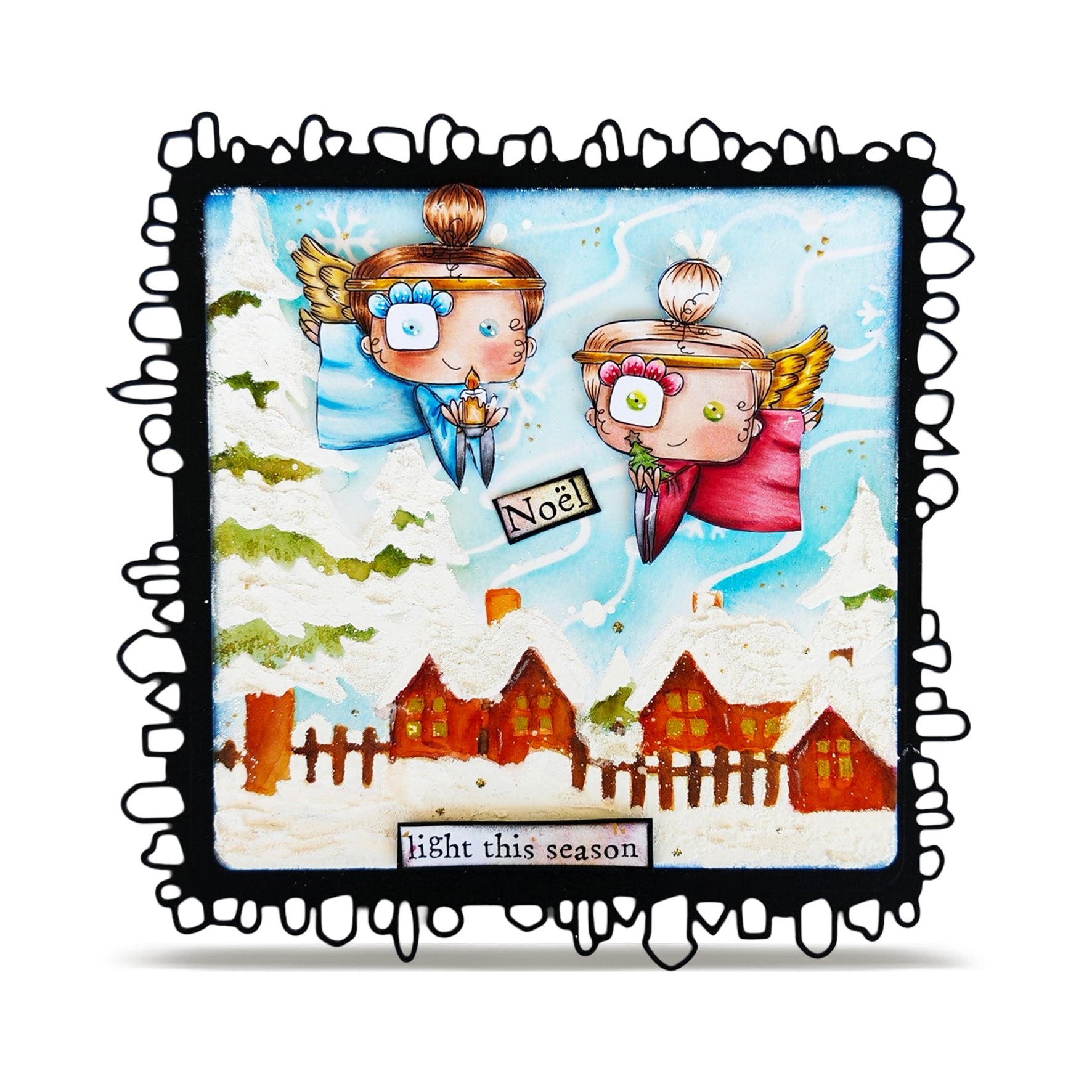 AALL & Create PC-272 Winter Quiet sjablong 15x15 cm – vinter
