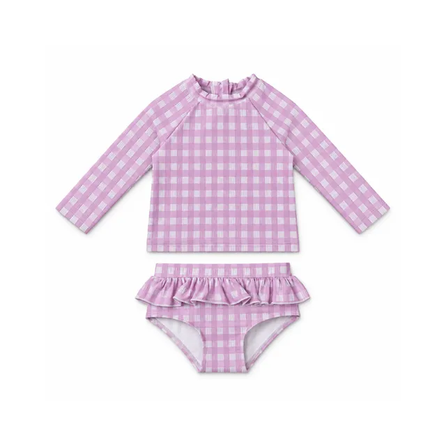 Salty Toes badesett baby lilla rute 2 deler
