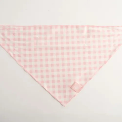 KaiserCraft bandana rosa rutet til hund og katt