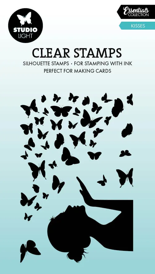 Studio Light Essentials Kisses clear stamp 62x93mm kyss