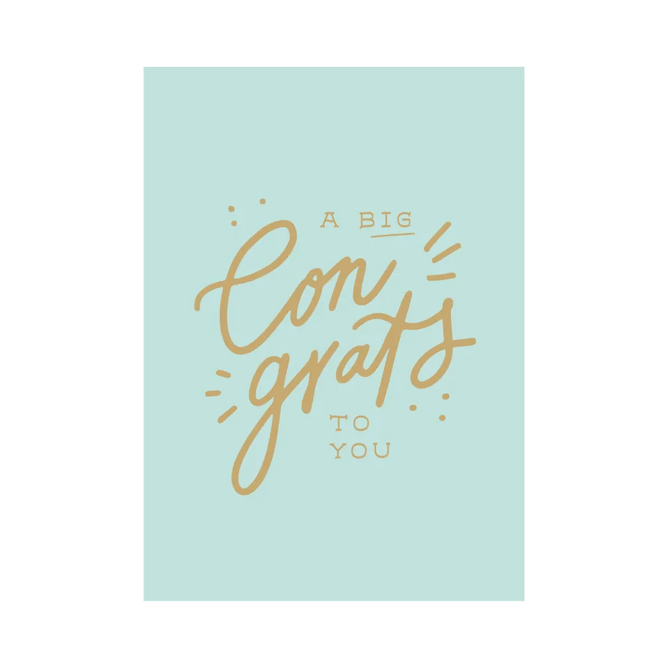 KaiserCraft Congrats Big Congrats gratulasjonskort