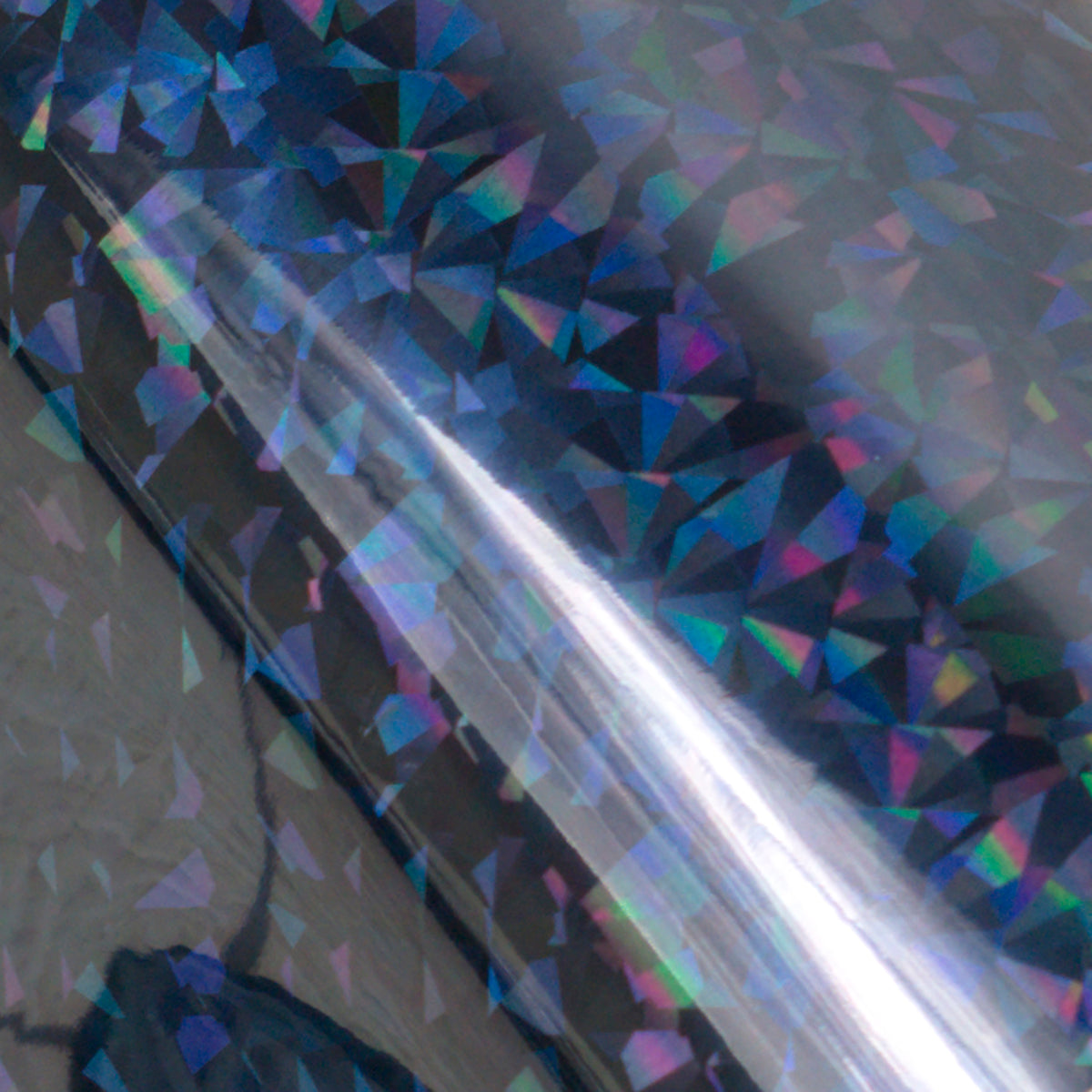 Couture Creations Foil folie svart iridescent 5 m