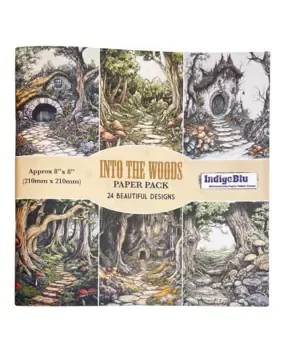 Korthobby Into the Woods 8x8 Inch Paper Book papirblokk
