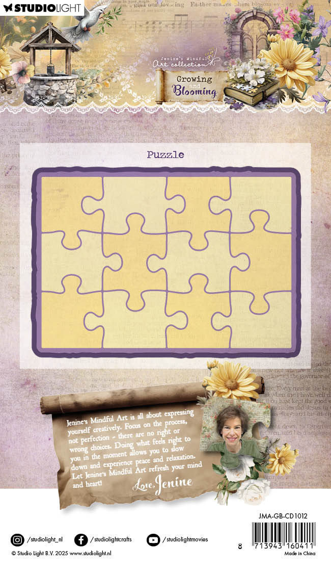 Jenine’s Mindful Art Growing & Blooming dies Puzzle puslespill