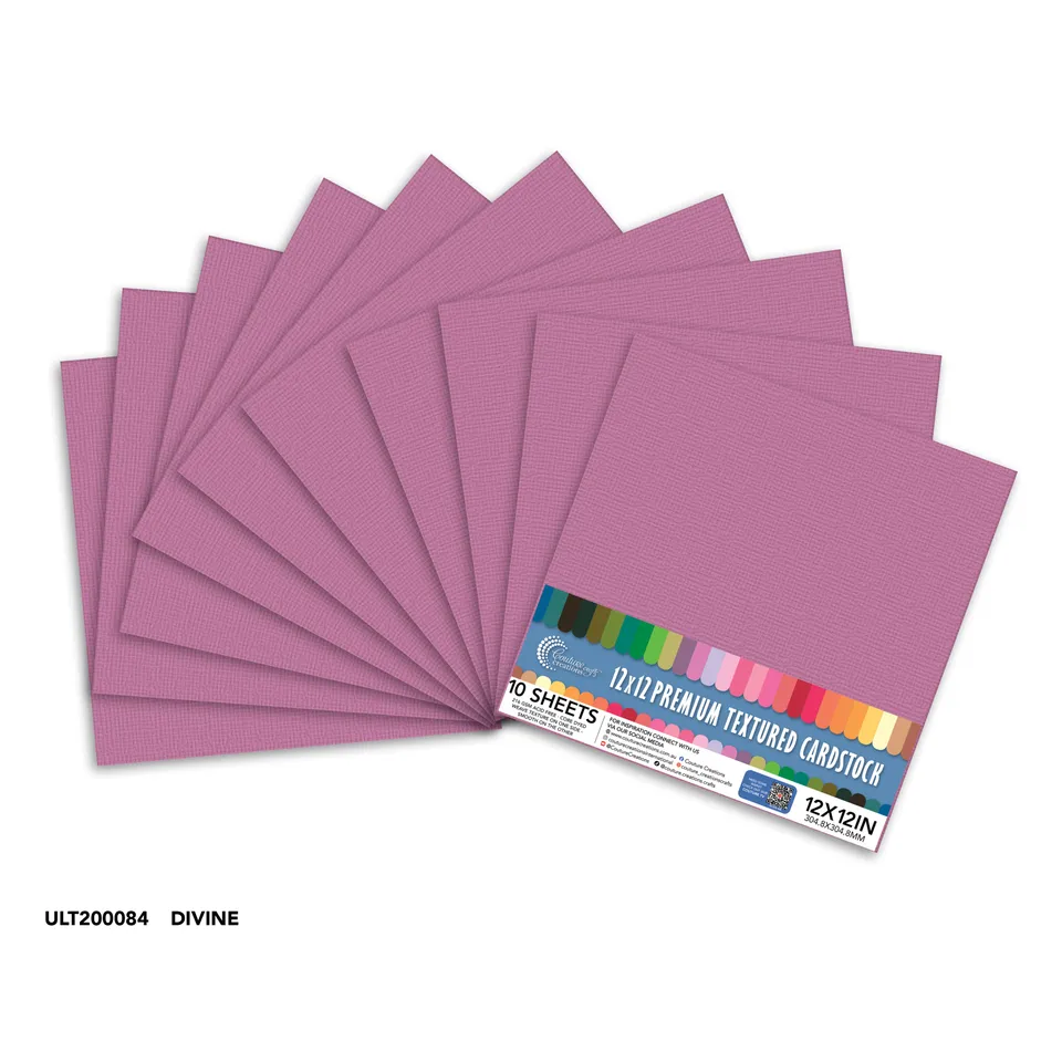 Couture Creations Divine kartong 12x12 10 ark 216 gsm