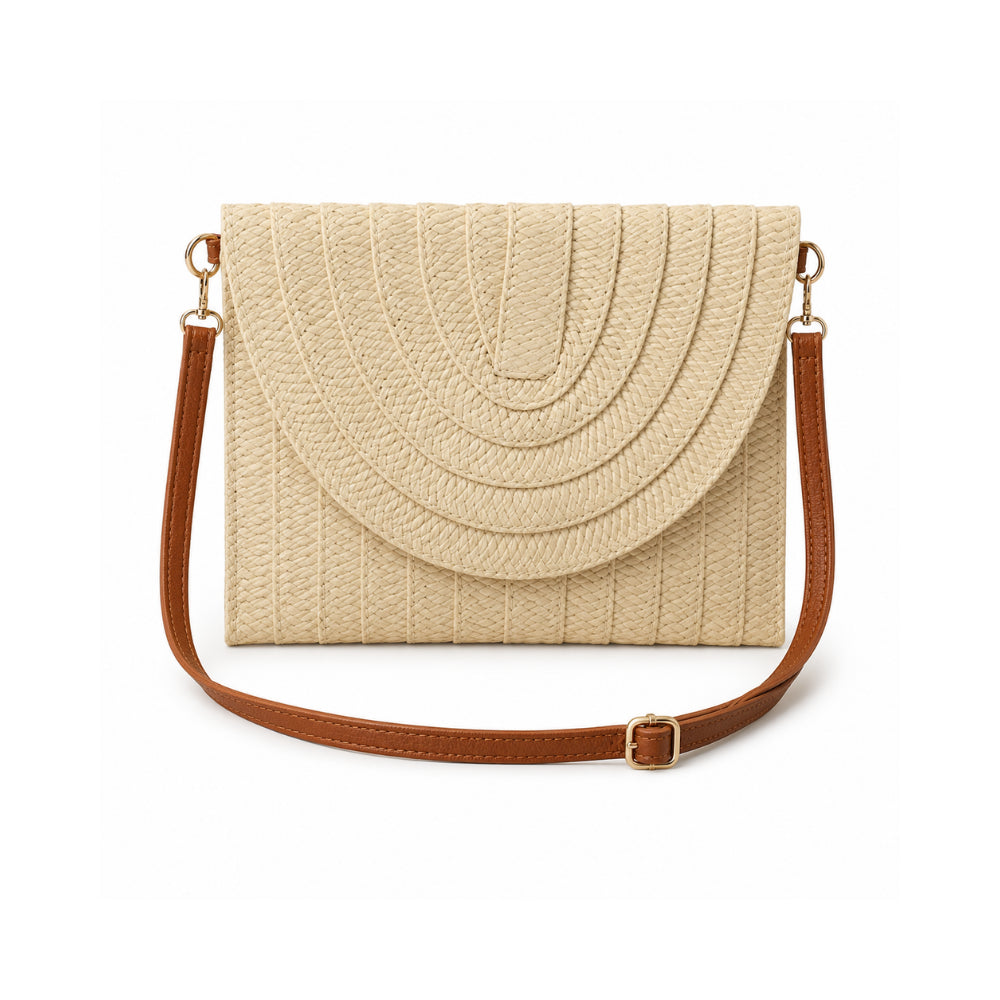 KaiserCraft Sunset Spritz Straw clutch Light flettet