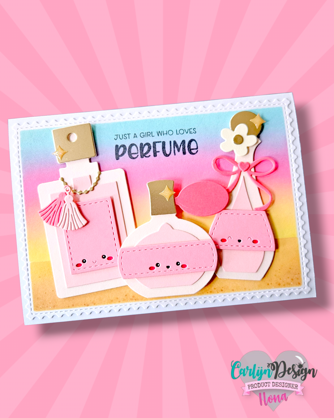 CarlijnDesign Perfume Pals CDSN-0365 dies parfymeflasker