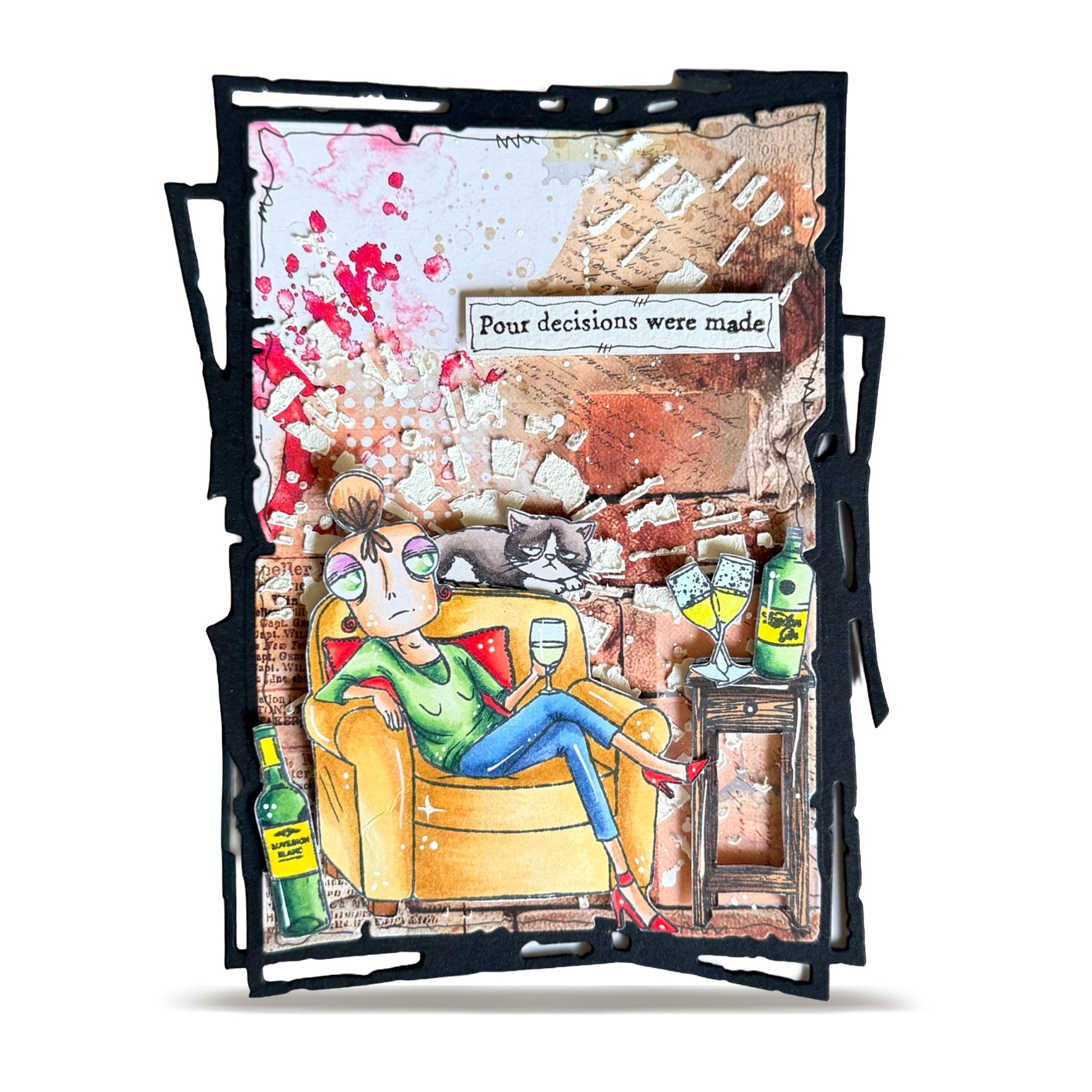 AALL & Create TP-1437 Pour Decisions stempelsett fotopolymer