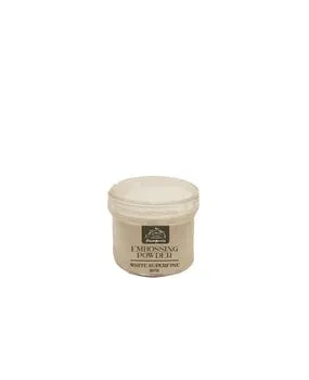 Korthobby White Superfine embossingpulver hvitt superfint