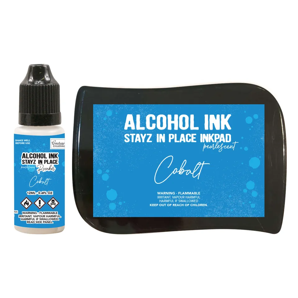 Couture Creations Cobalt stempelpute pearlescent m refill 12ml