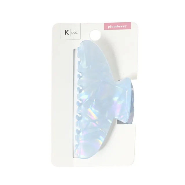 KaiserCraft Plumberry Acrylic Hair Claw Clip hårklype blå perle