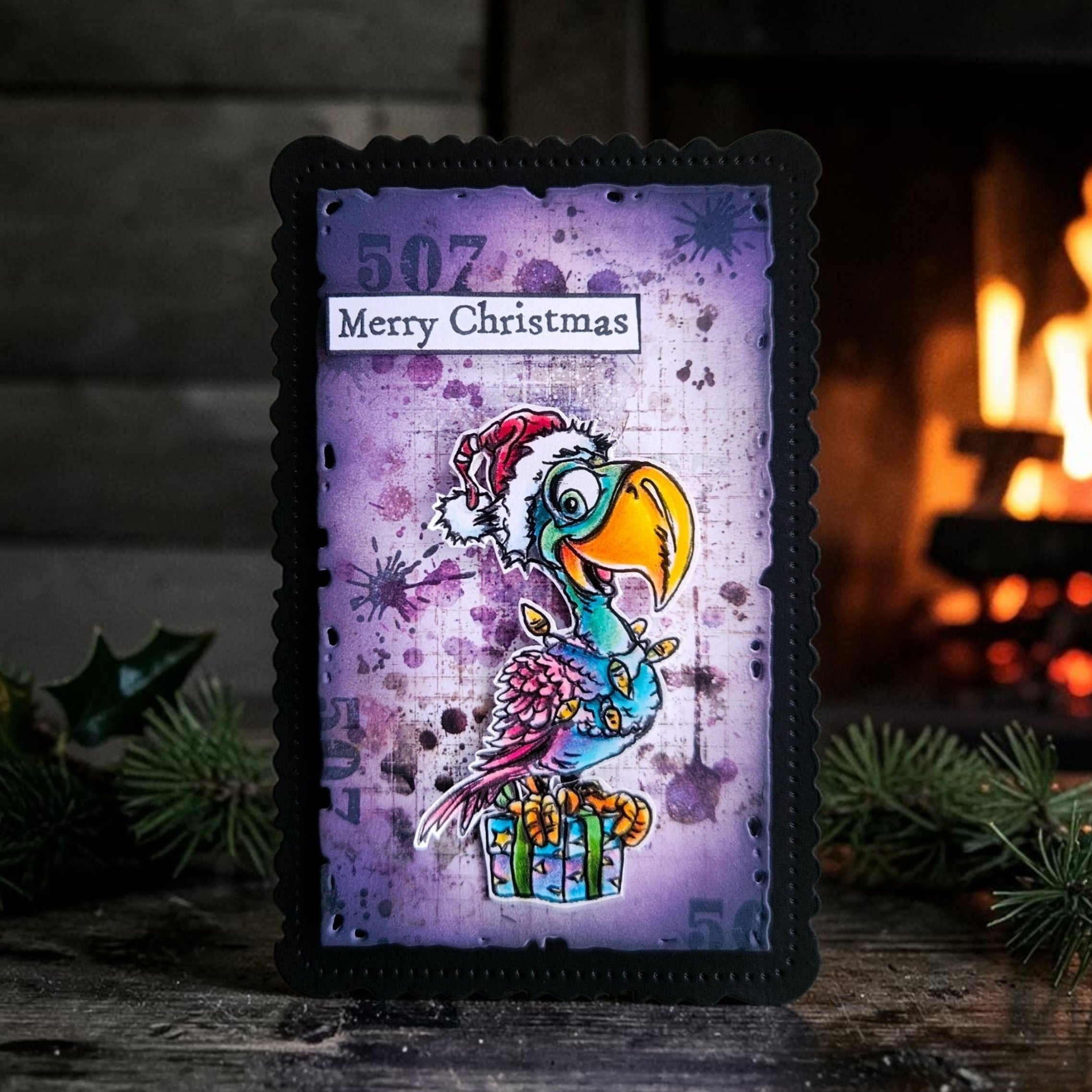 Aall and Create Tweet Treats TP-1495 stempelsett jul fugl
